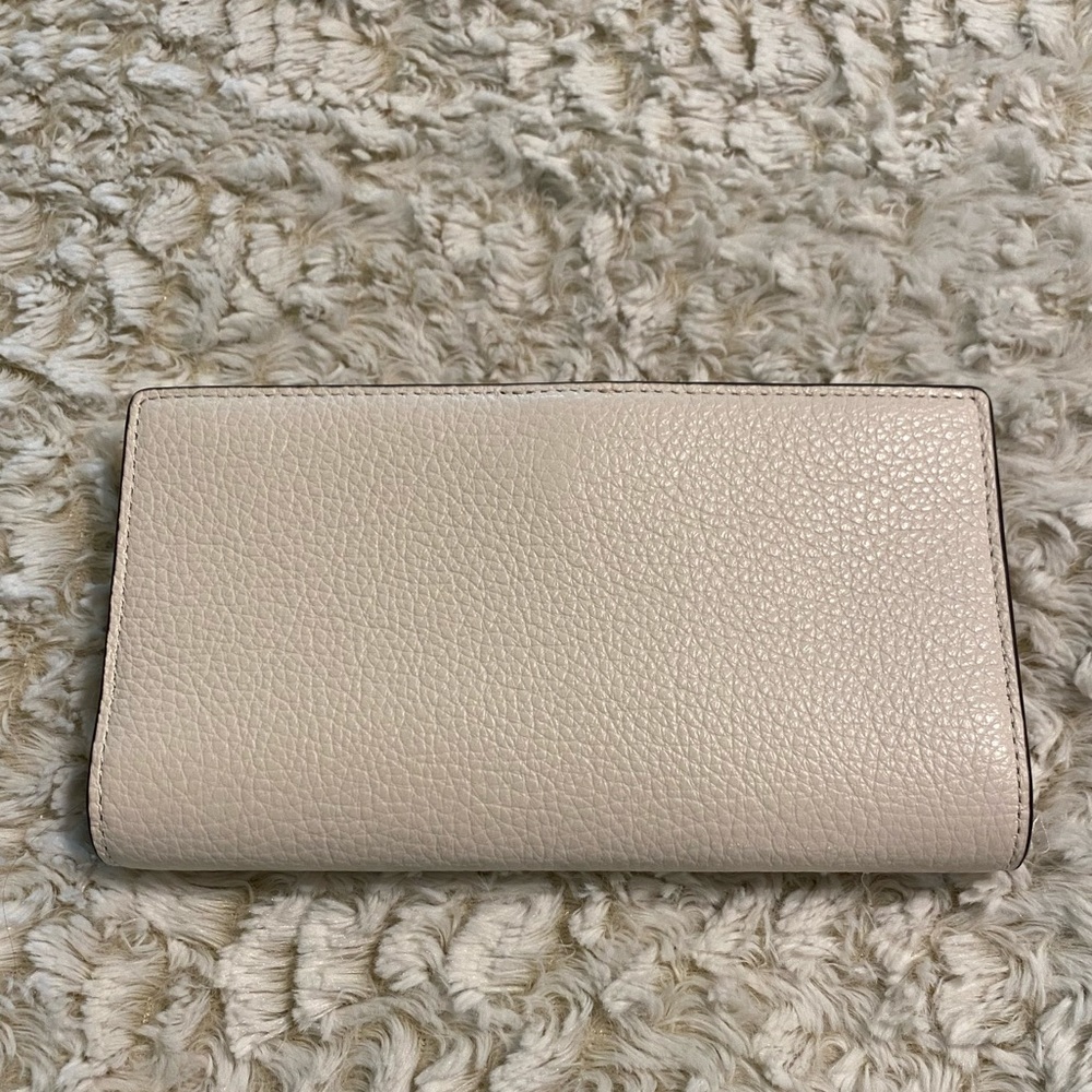 NWT Coach Slim Zip Leather Wallet with Floral Cluster Design - Picture 4 of 9
